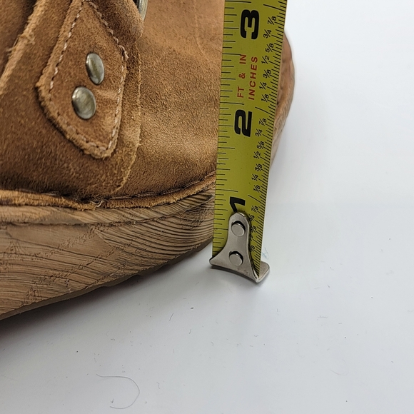 Born Women's Nola Tan Camel Distressed Leather Clogs/Mules Size 10. #1320 - Picture 9 of 10